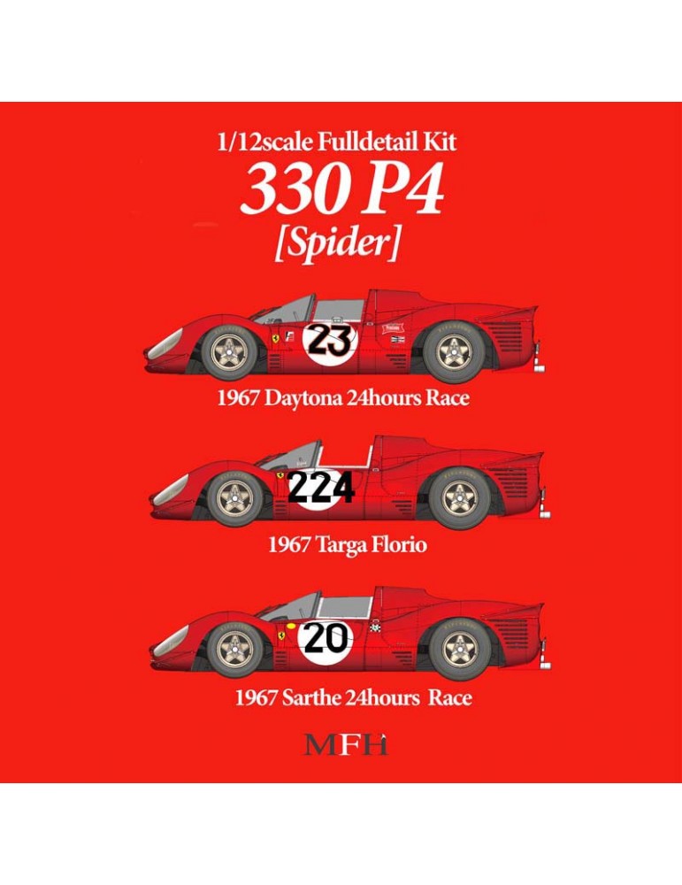 FERRARI 330 P4 SPIDER K476 Par MODEL FACTORY HIRO