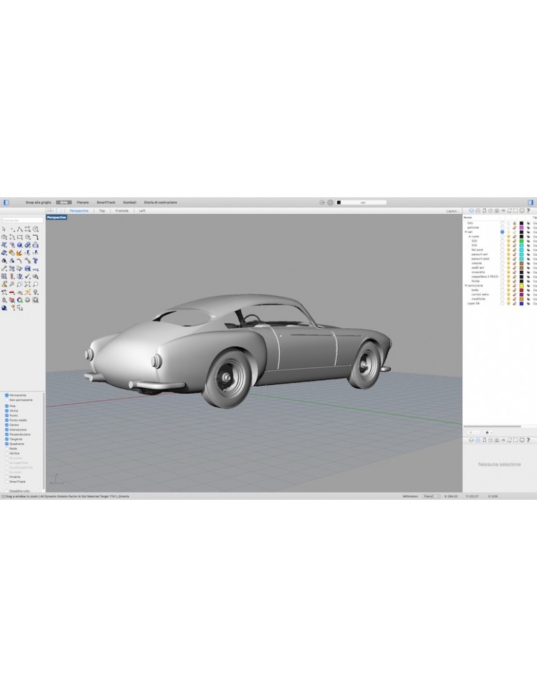 Miniature ABC 1/43 Maserati A6G Zagato (1958, Rouge, Résine/métal) Neuve